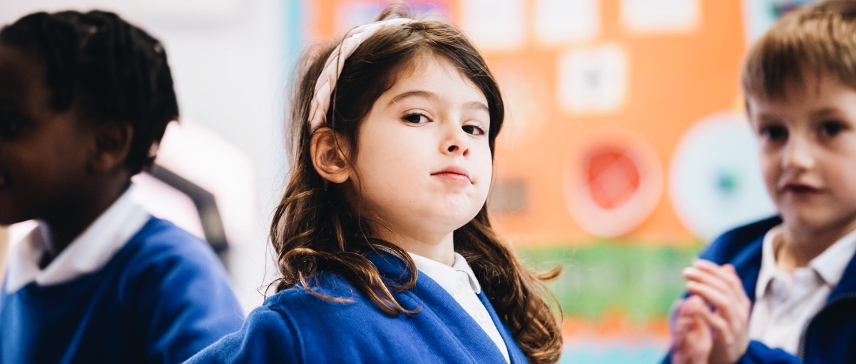 An Abacus Primary School student